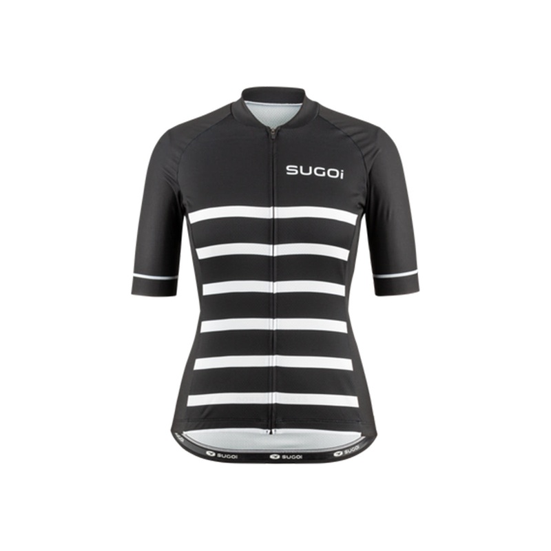 Sugoi Essence Print Short Sleeve Jersey – Womens – Nautical Black Nautical Black X-Small