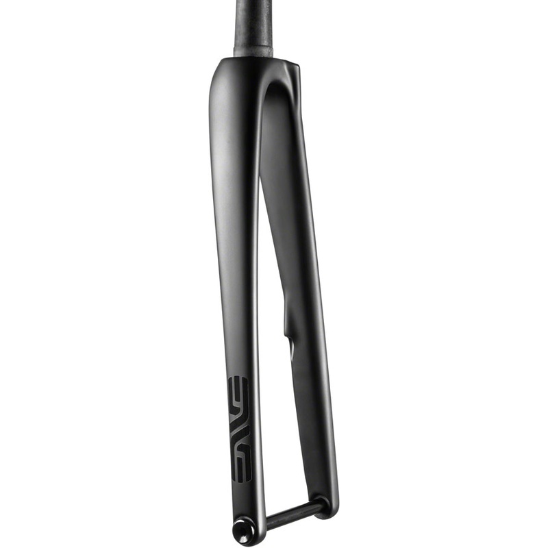 ENVE Composites Road Flat-Mount Disc Fork 1-1/4″ Tapered Steerer 43mm Rake 12mm x 100mm Axle BLK