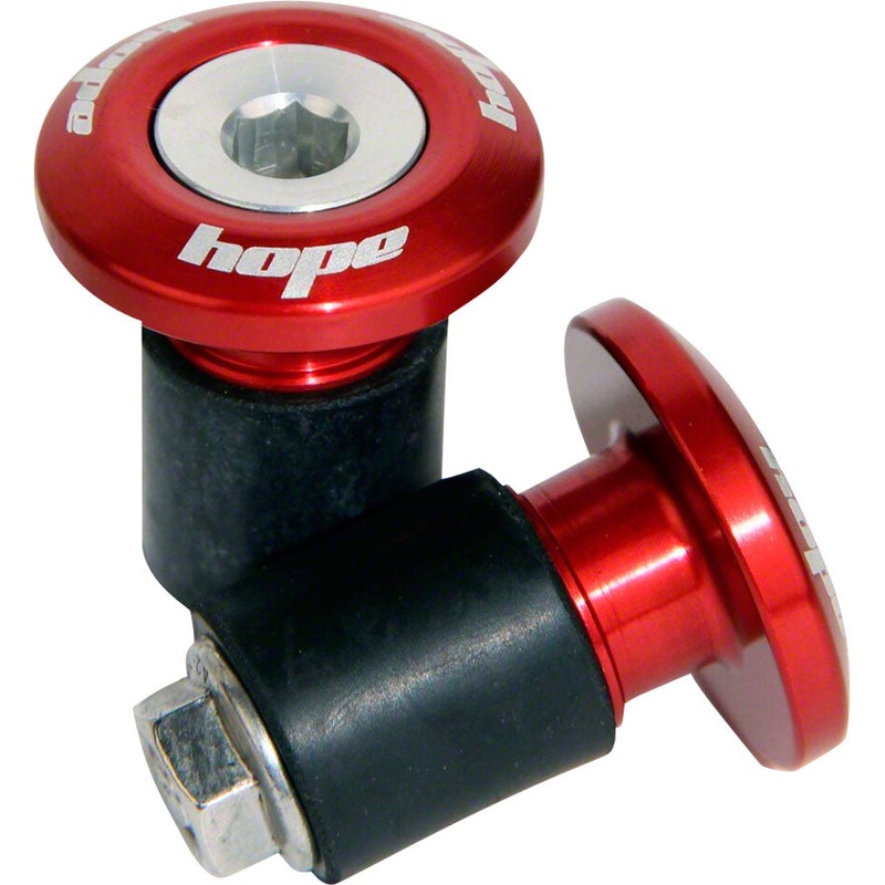 Hope Grip Doctor Bar End Plugs Red