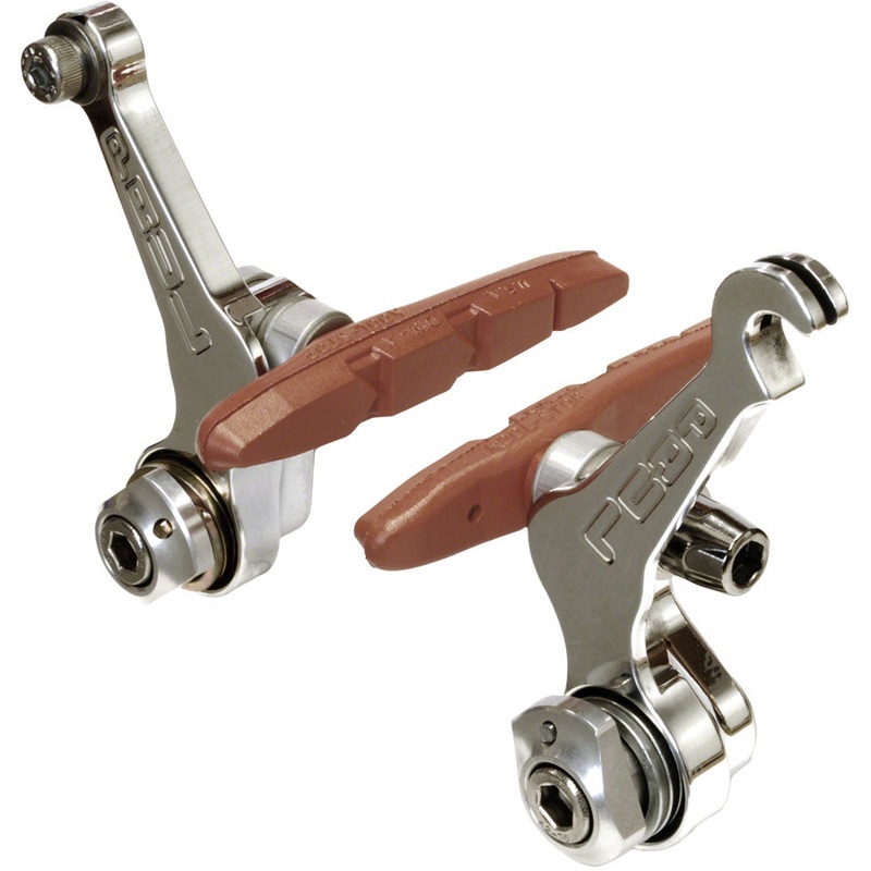Premium Aluminum Touring Cantilever Brake with Machined Finish, Sealed Pivot, and Fine-Tuning for Road & Mountain Bike Performance Polished