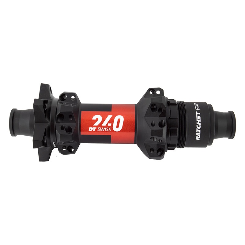 DT Swiss 240 EXP Rear Hub – 12 x 148mm 6-Bolt XD BLK/Red 28H 36pt Straight Pull