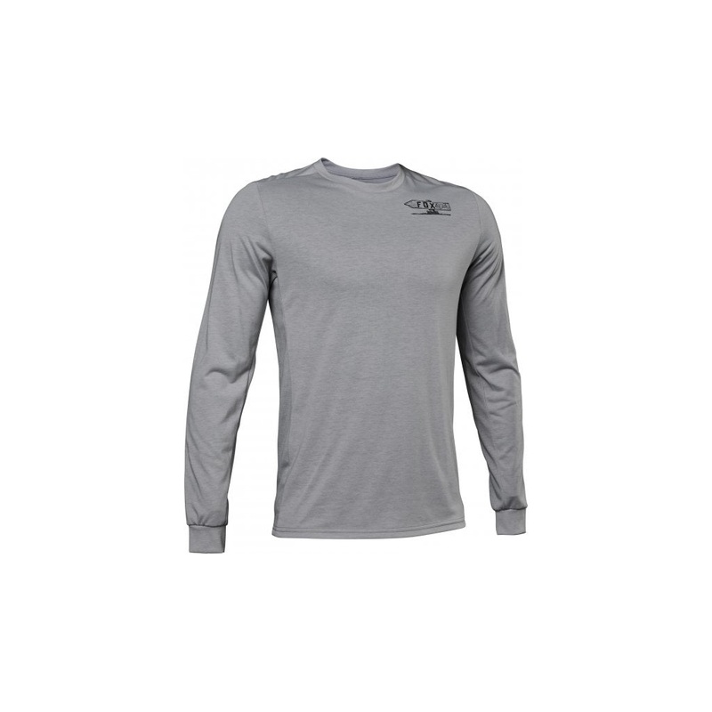 Fox Racing Ranger Dri Release Long Sleeve MTB Jersey – Steel Gray Steel Gray Small