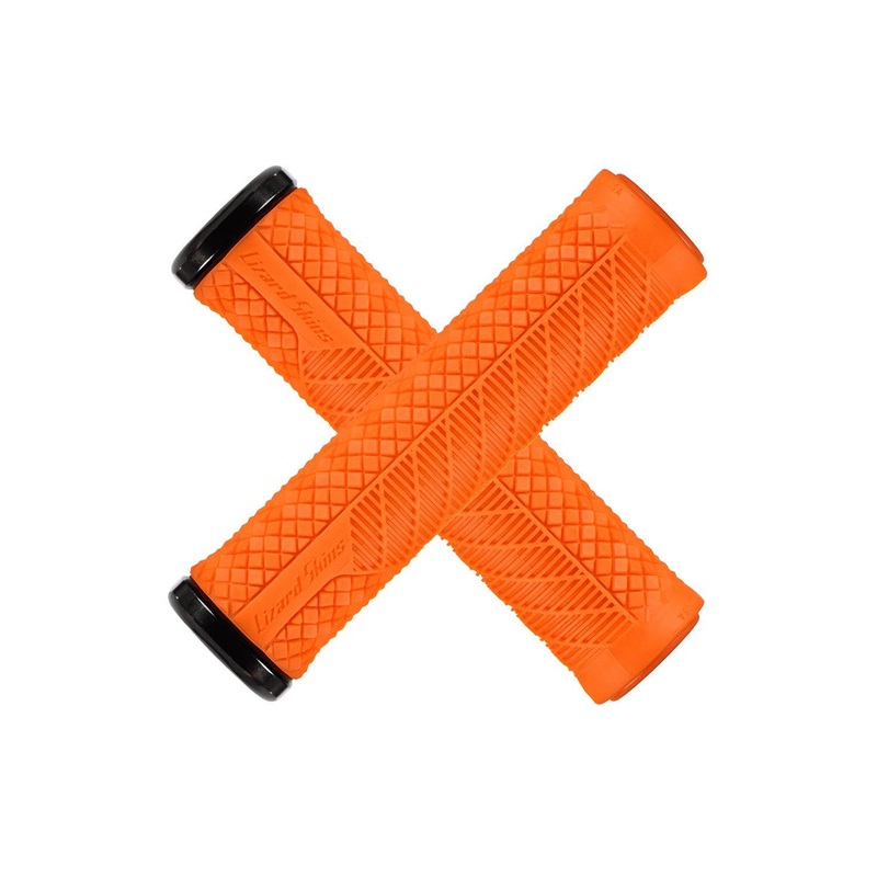 Lizard Skins Charger Evo Single-Sided Lock-On Grips – Blaze Orange Blaze Orange