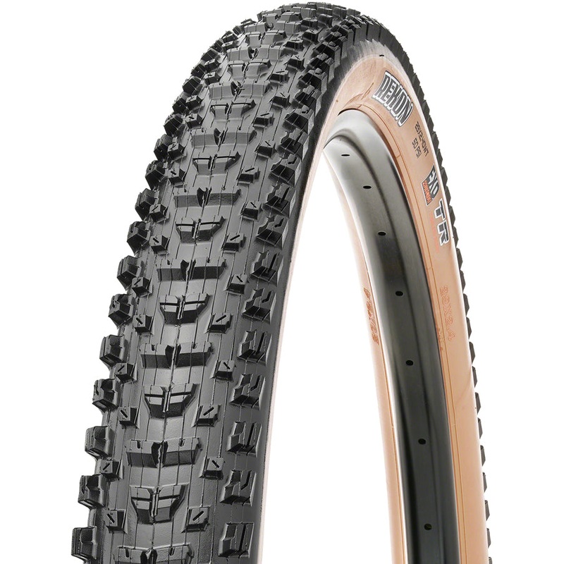 Maxxis Rekon Tire – 29 x 2.4, Tubeless, Folding, Black/Dark Tan, Dual, EXO, Wide Trail