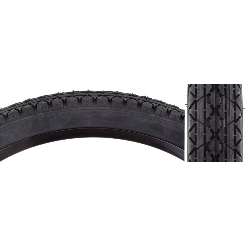 Sunlite Gravel Tire Cruiser CST241 26×2.125 Clincher Wire TPI 40 Black/Black Reflective