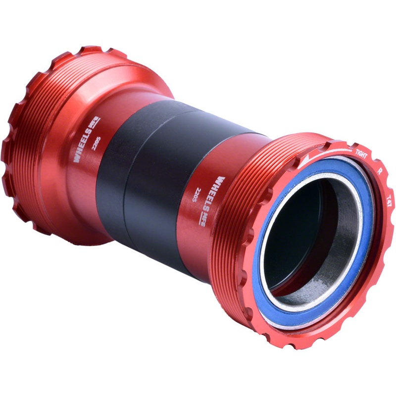 Wheels Manufacturing T47 Inboard Bottom Bracket – For 30mm Spindle, ABEC-3 Bearings, Fits Frames with 68mm-132mm BB