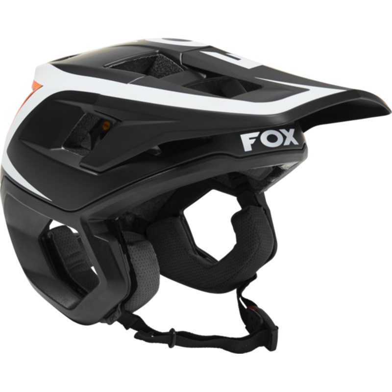 Fox Racing Dropframe Pro Divide MTB Helmet – Black Black Small