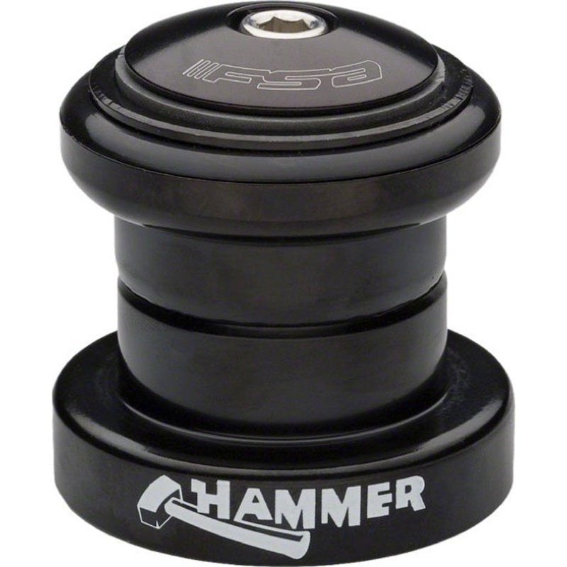 FSA Hammer 1.1/8″ Heavy Duty Threadless Headset Black 1.1 – 8″ EC34/28.6 – EC34/30