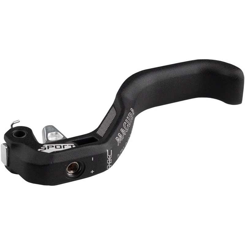 Magura 1-Finger HC Aluminum Disc Brake Lever with tooled reach adjustment, Fits MT Trail Sport, Black