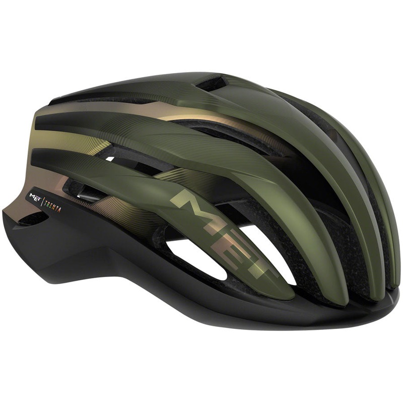 MET Trenta MIPS Helmet – Olive Iridescent Matte Large
