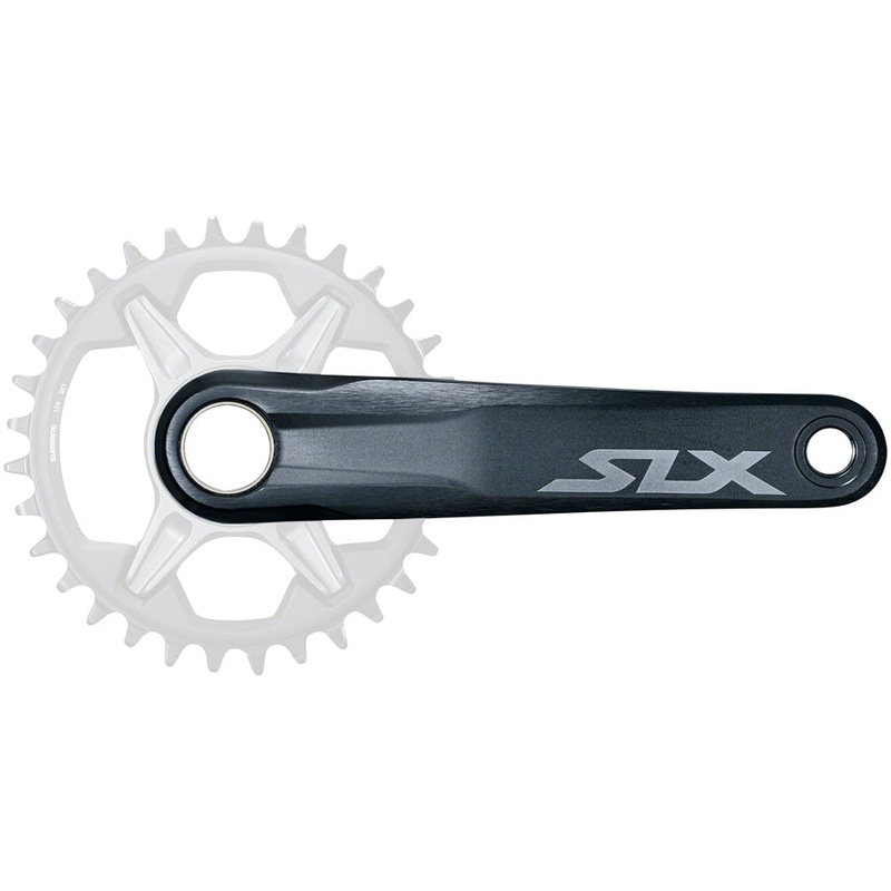 Shimano SLX FC-M7100-1 Crankset – 175mm, 12-Speed, 1x, Direct Mount, Hollowtech II Spindle Interface, Black