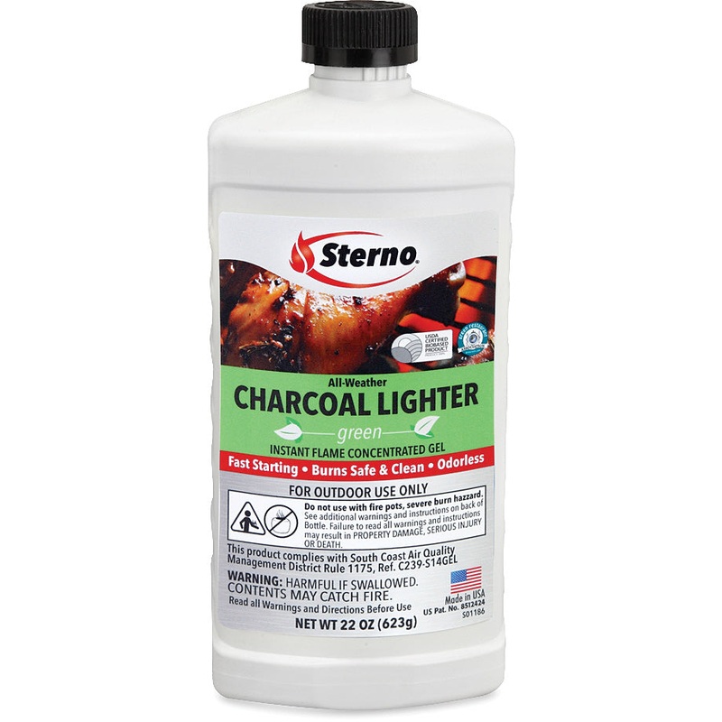 Sterno 22oz Charcoal Lighter Fluid for Quick and Easy BBQ Ignition