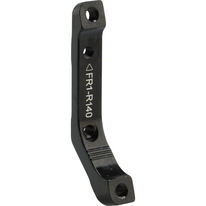 TRP FR1 Disc Brake Adapter – Rear, Flat Mount Frame to Post Mount Caliper, For 140mm Rotors, Includes two M5x32mm Bolts