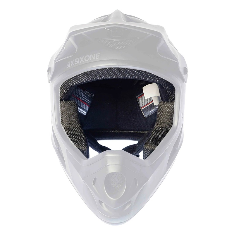 661 Comp Helmet Replacement Liner – Black Black Small