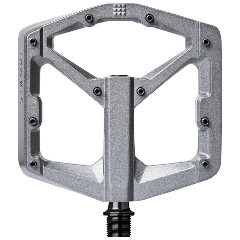 Crank Brothers Stamp 3 Pedals – Platform Magnesium 9/16″ Gray Large