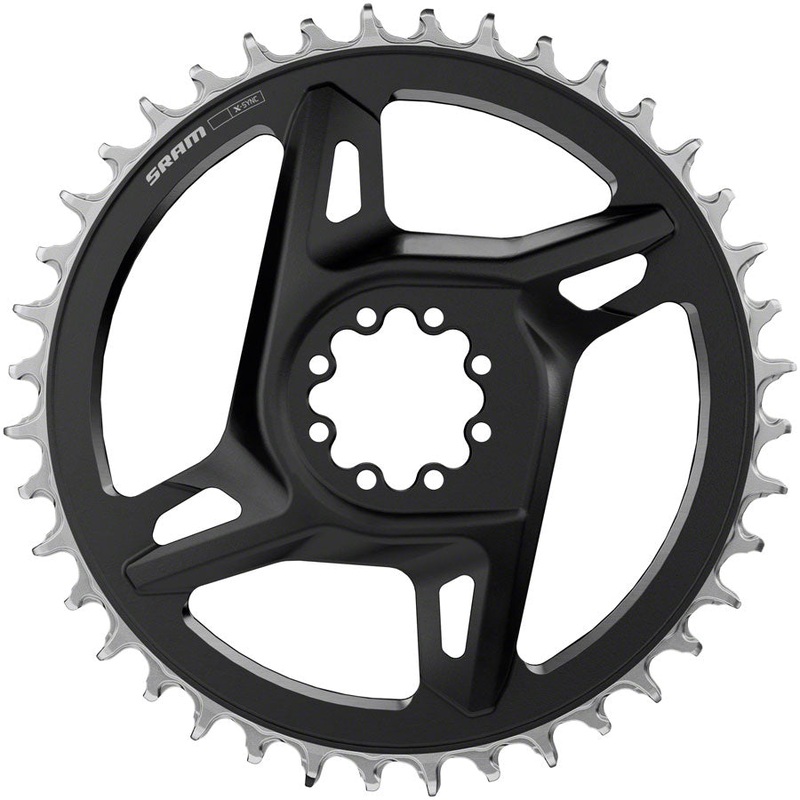 High-Performance SRAM RED X-Sync Chainrings  Aluminum, 12/13-Speed, 8-Bolt Direct Mount, Lightweight, Durable, Aero Design for Time Trial & Triathlon 44T