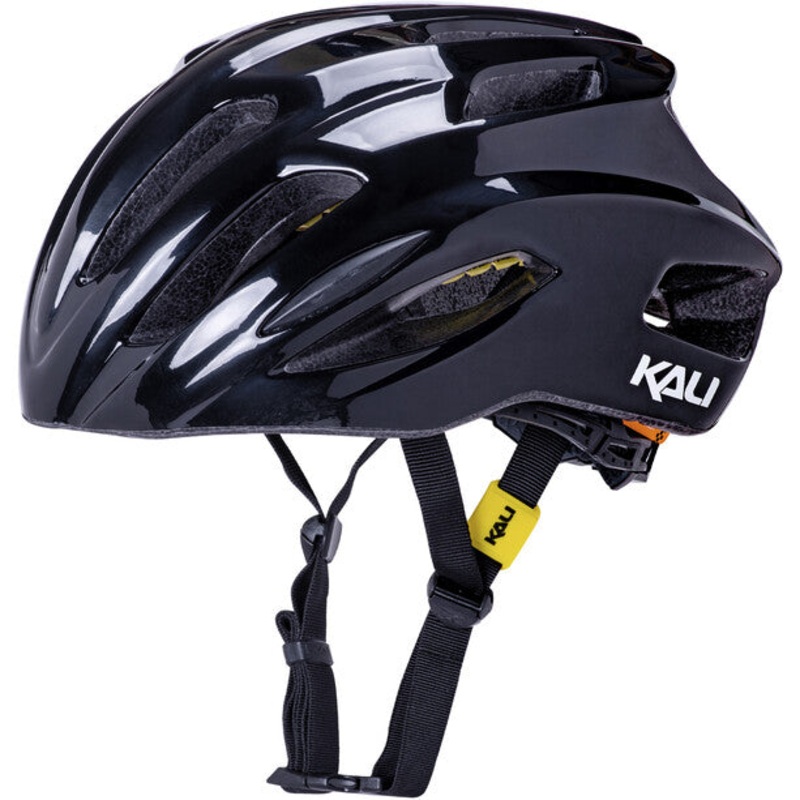 Kali Prime 2.0 Road Helmet – Solid Gloss Black Gloss Black Small/Medium