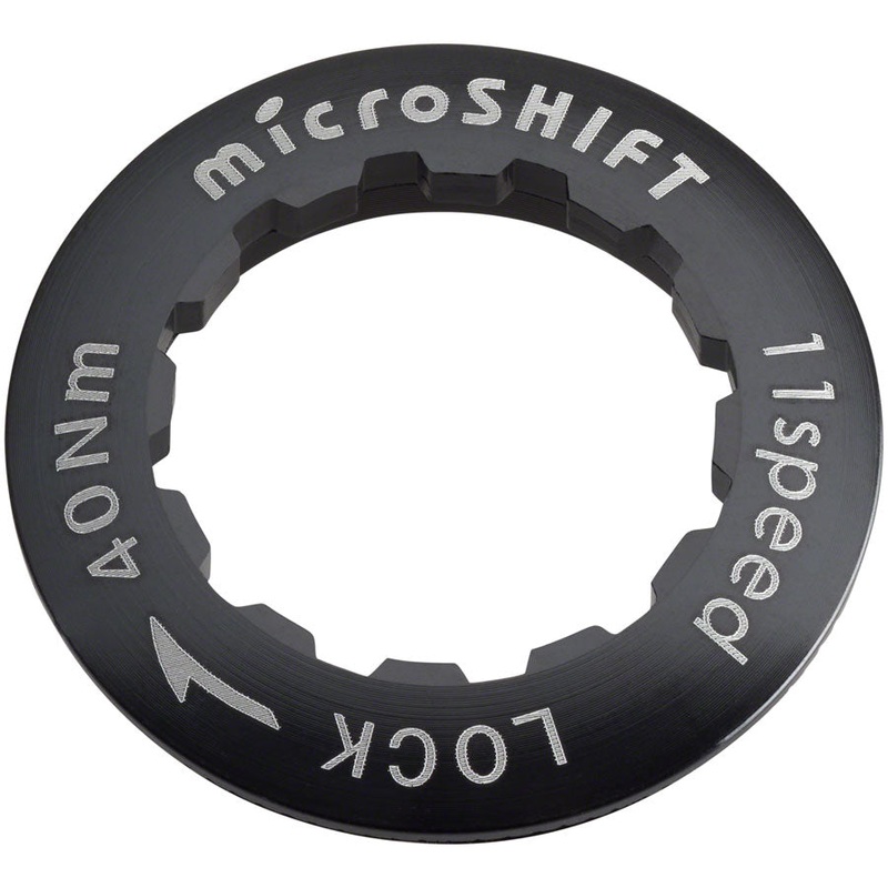 microSHIFT Cassette Lockring – Alloy, Black