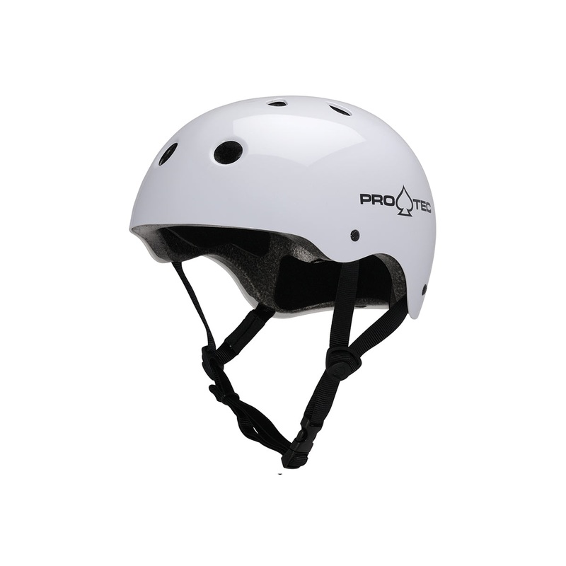 Pro-Tec Classic Certified Helmet – Gloss White Gloss White Small