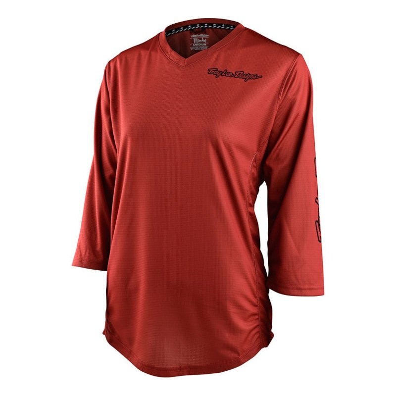 Troy Lee Designs Mischief 3/4 Sleeve MTB Jersey – Womens – Henna Henna X-Small