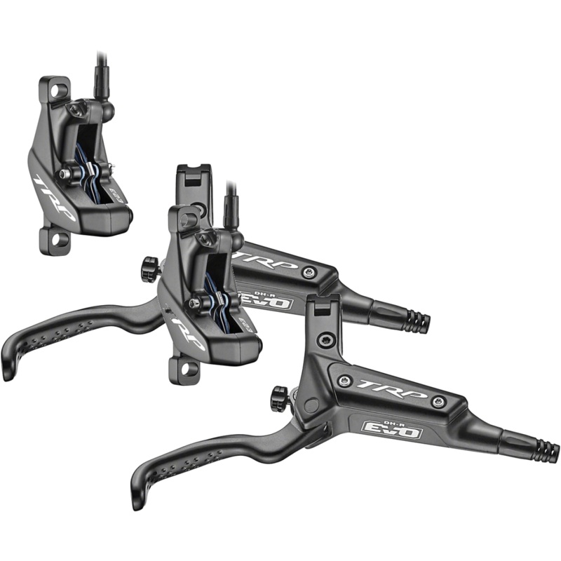 TRP DH-R EVO Hydraulic Disc Brake Set Front & Rear, 4-Piston, Post Mount, Downhill & Enduro MTB Brakes