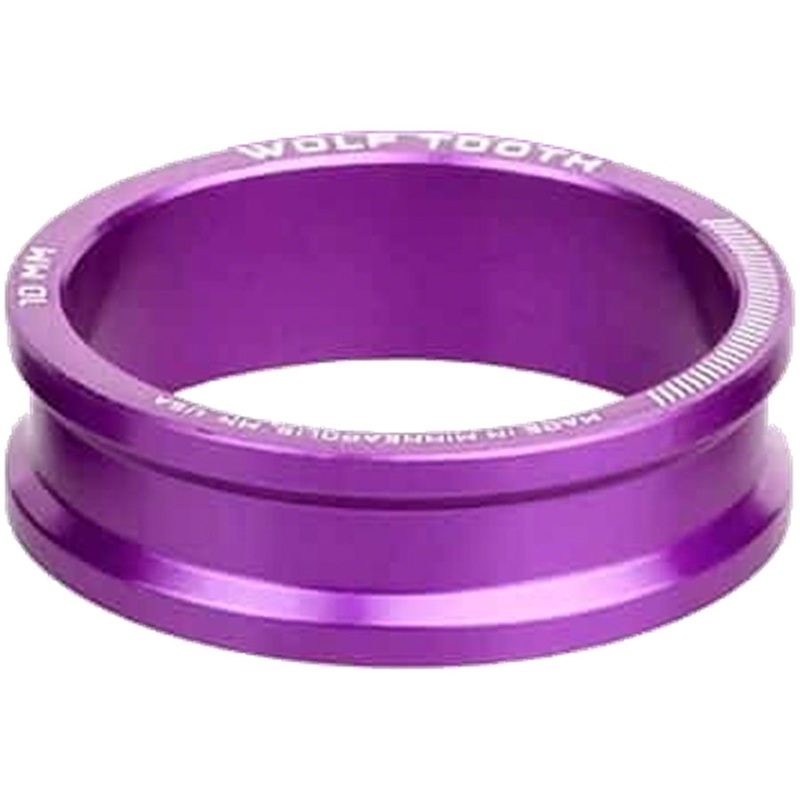 Wolf Tooth Precision Headset Stack Spacer – 10mm, Ultraviolet Purple, 1 pc.