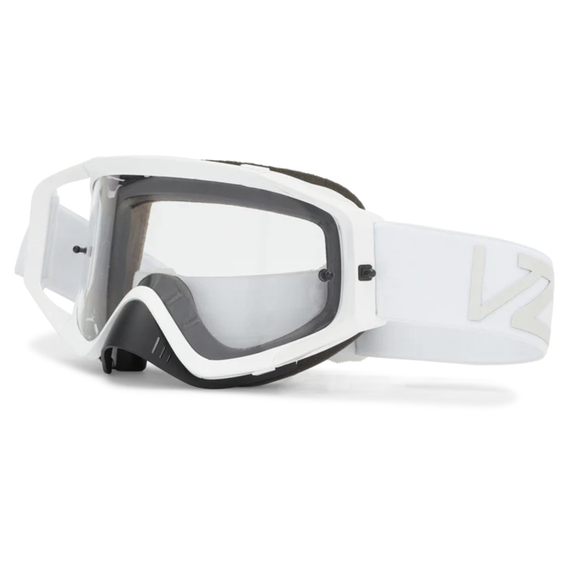 Fasthouse VonZipper Porkchop Blanco Goggle – White-Clear White – Clear