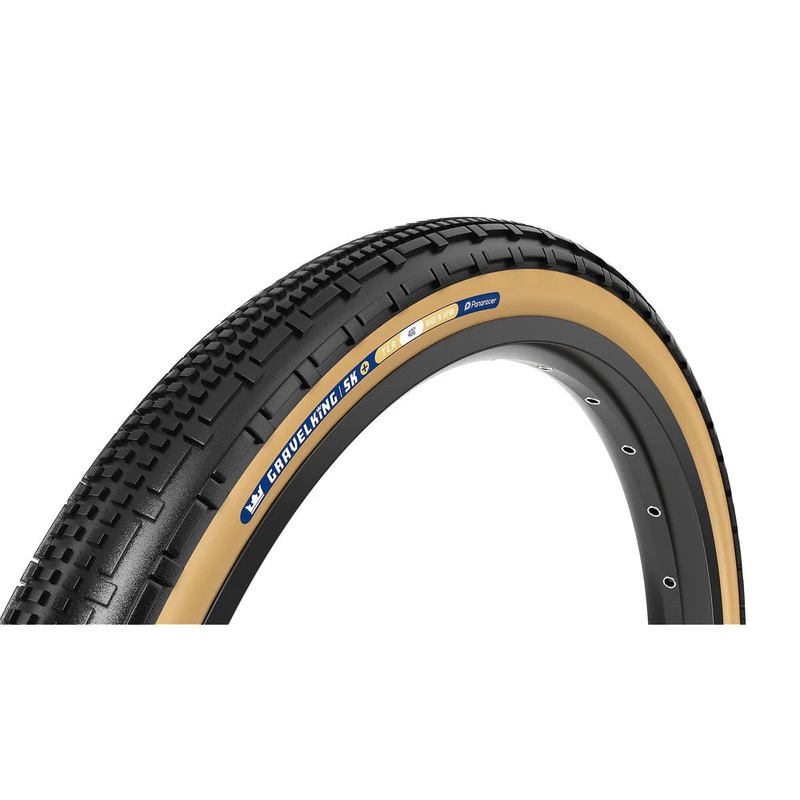 Panaracer Gravelking SK+ 650b Folding Gravel Tire – Black-Brown Black – Brown 48c