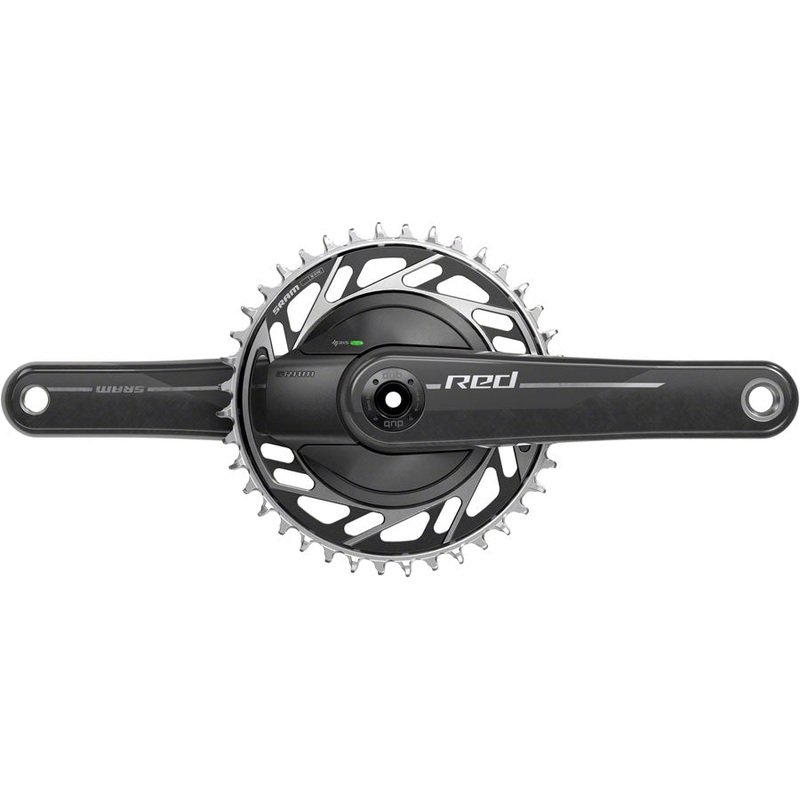 SRAM RED 1x XPLR AXS Power Meter Wide Crankset – 172.5mm, 13-Speed, 42t Threaded Mount, 8-Bolt PM Spider, DUB Spindle,