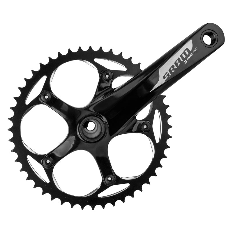SRAM S-300 1.1 Courier Crankset – 170mm Single Speed 48t 130 BCD GXP Spindle Interface BLK
