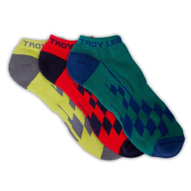 Troy Lee Designs Low Cut Sock – Multi Multi Large/X-Large