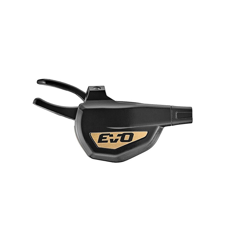 TRP EVO 7 Trigger Shifter  Lightweight, Ergonomic 7-Speed MatchMaker Compatible Cycling Gear with Adjustable Lever & Clean Cockpit Routing Gold