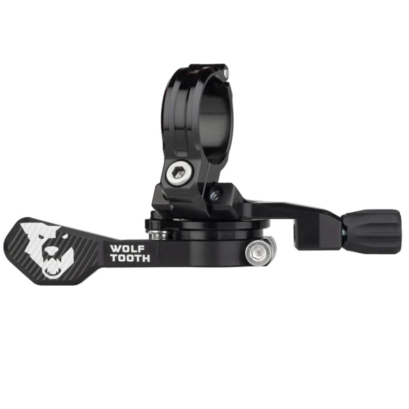 Wolf Tooth Components ReMote Pro Lever – Black Black 22.2mm Clamp