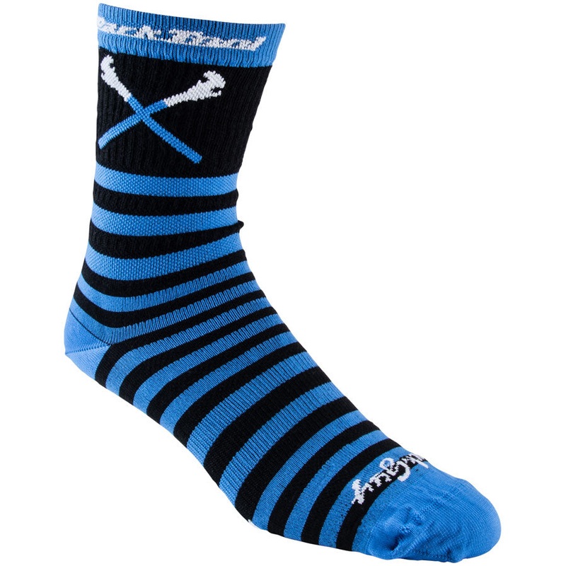 Park Tool SOX-6 Cycling Socks – Black/Blue, Small/Medium