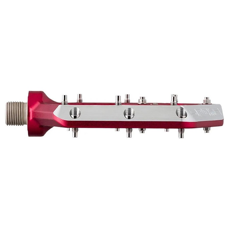 Spank Spike Pedals – Platform Aluminum 9/16″ Red