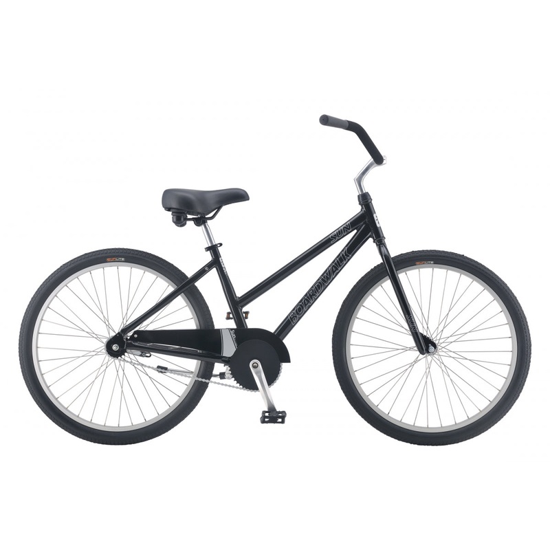 Sun Bicycles Boardwalk 26 Step-Thru 17in Gloss Black 26`
