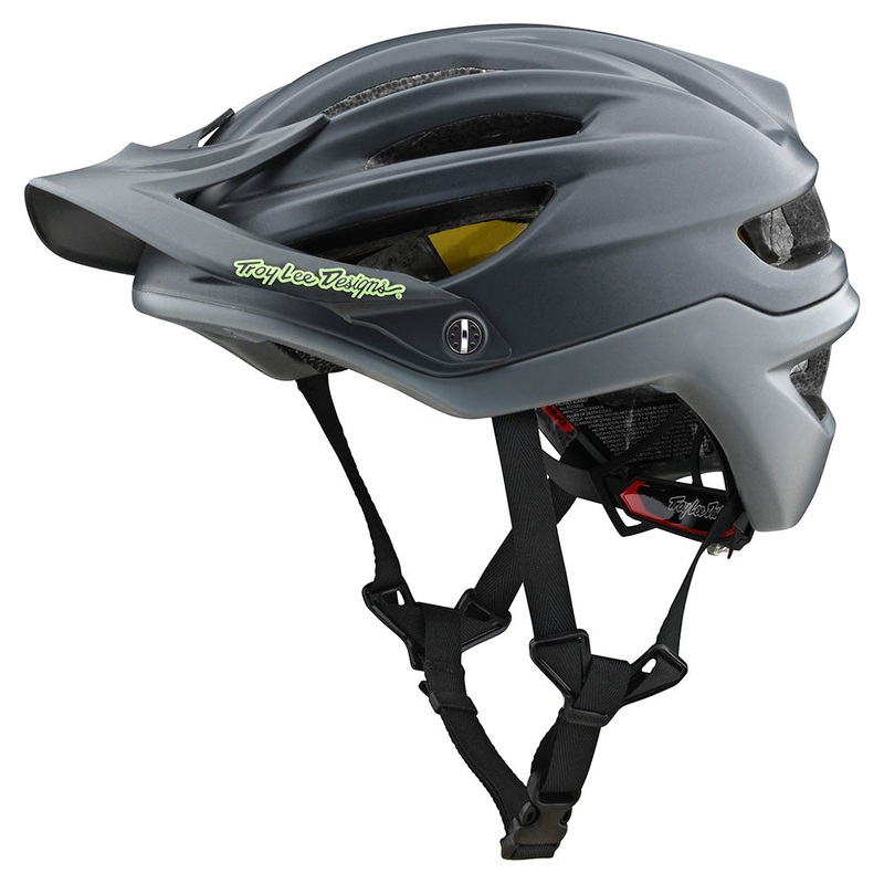 Troy Lee Designs A2 MIPS MTB Helmet – Decoy – Gray – 2022 Gray Small