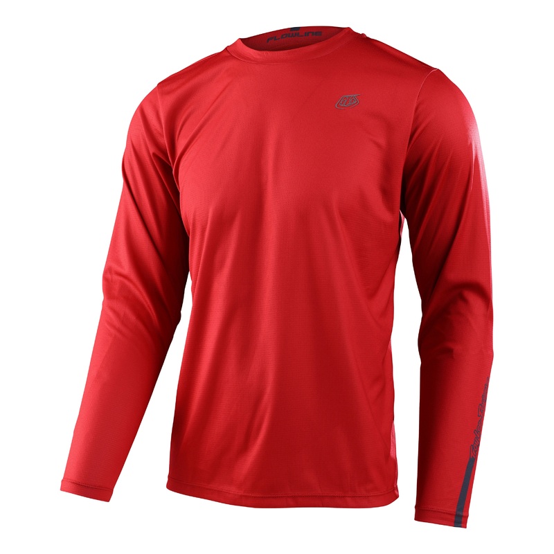 Troy Lee Designs Flowline Long Sleeve MTB Jersey – Baked Apple – 2023 Baked Apple Small