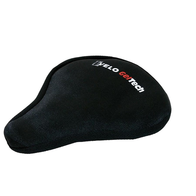 Velo GelTech Bike Seat Covers | Gel-Enhanced Cushioning, Synthetic Fibers, Comfort & Durability, Universal Fit for Road & Mountain Bikes 165 x 270mm