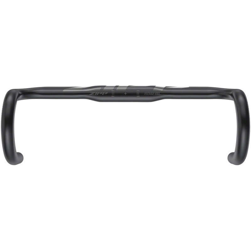 Zipp Service Course SL80 Ergo Drop Handlebars  31.8mm Aluminum Road Bike Bars with Anatomic Drop, Internal Cable Routing & Clip-On Compatibility 380mm