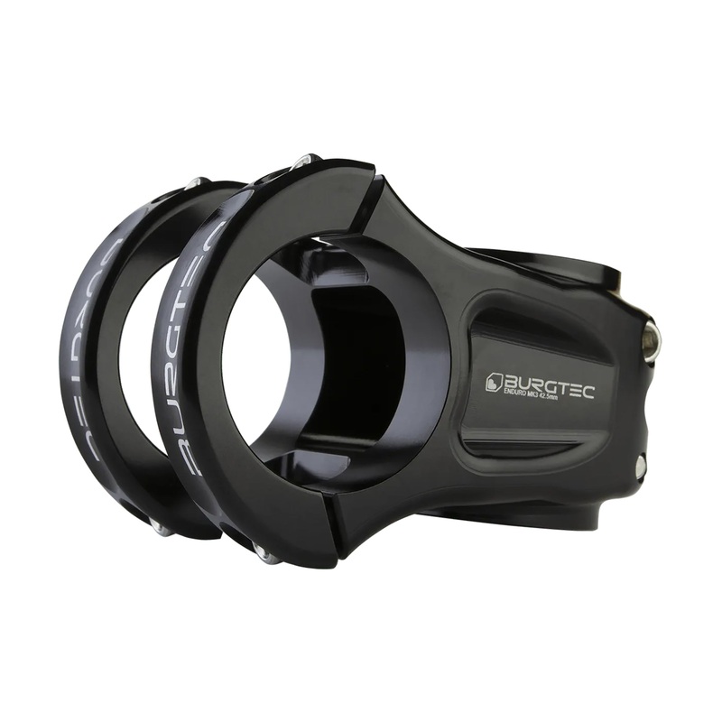 Burgtec Enduro MK3 Aluminum Stem | Lightweight CNC Machined Bike Stem with Internal Clamping, 0 Rise & 31.8mm Bar Diameter for Mountain & Enduro 50mm
