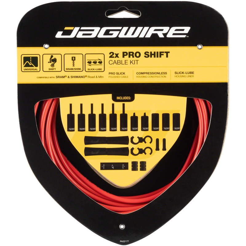 Jagwire Pro Shift Kit Road/Mountain SRAM/Shimano Red
