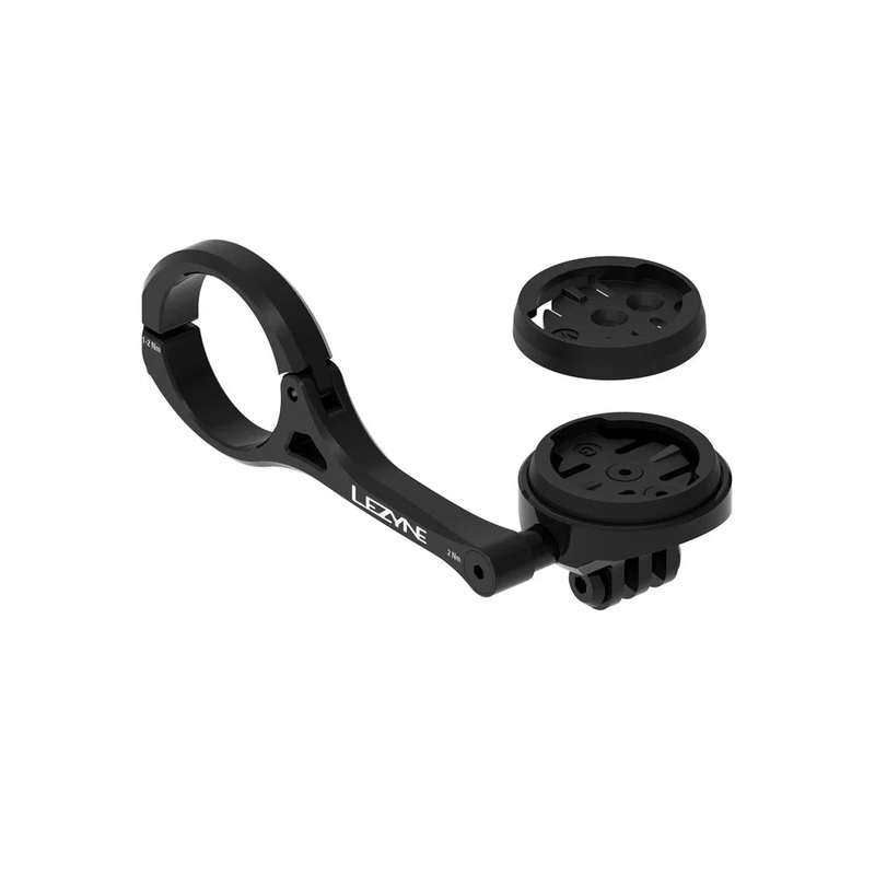 Lezyne Garmin/Wahoo GPS Forward Mount – With GoPro Black