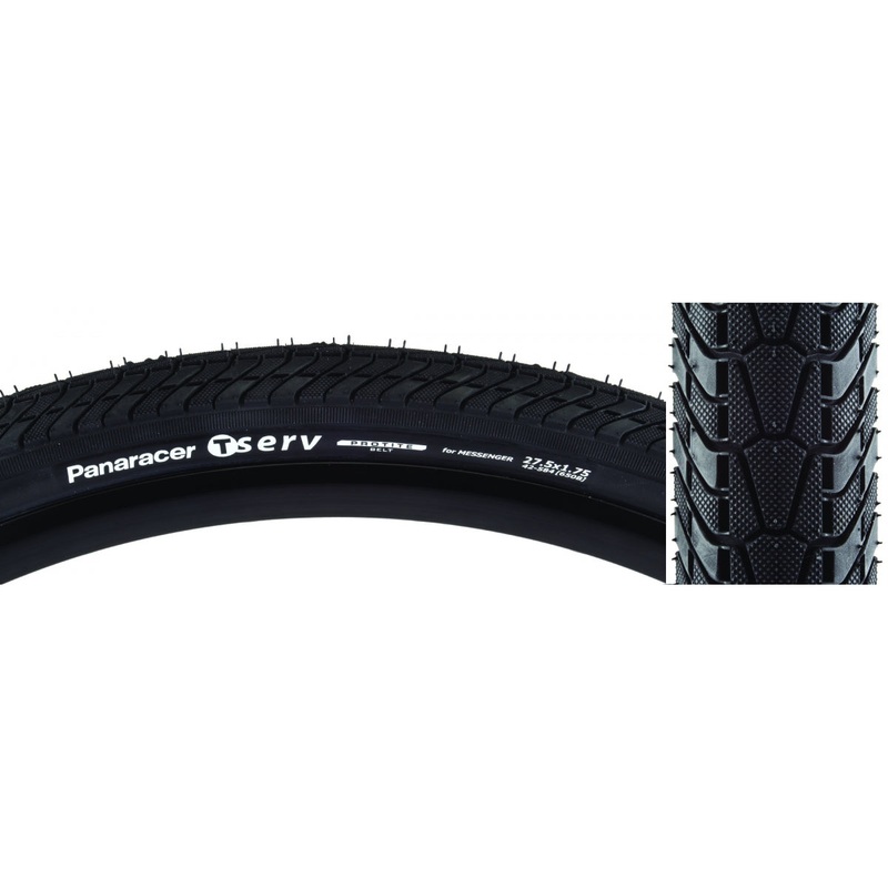 Panaracer Gravel Tire TServ Protite 27.5×1.75 Clincher Folding Black 60tpi RF650B42-TSV-B3