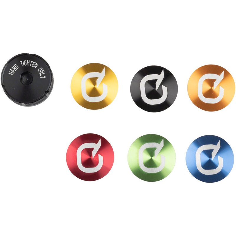 Quarq Battery Colored Decals – Black Grey Red Blue Orange Green and Yellow