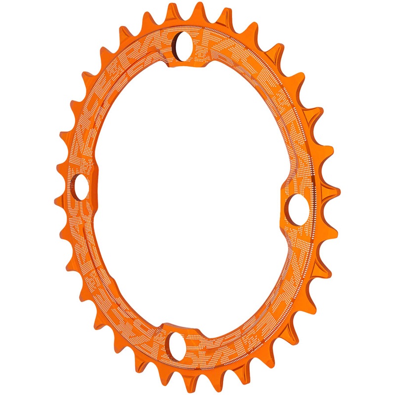 RaceFace 1x Narrow Wide Chainring – 32t, 104 BCD, 10-12 Speed, 7075 Aluminum, Orange