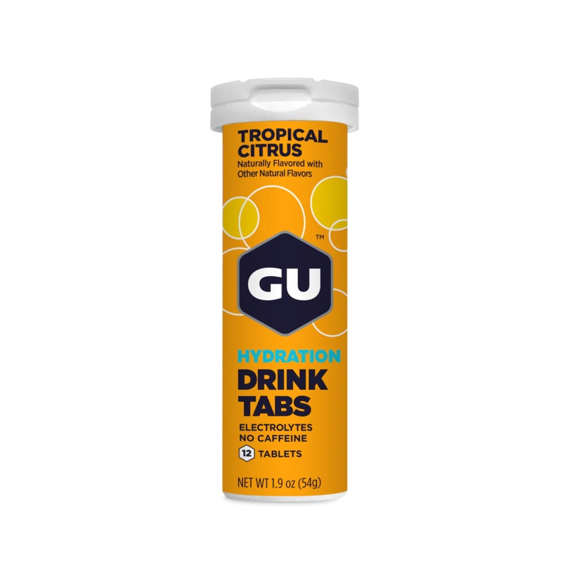 GU Hydration Drink Tabs – Tropical Citrus Tropical Citrus Box of 8