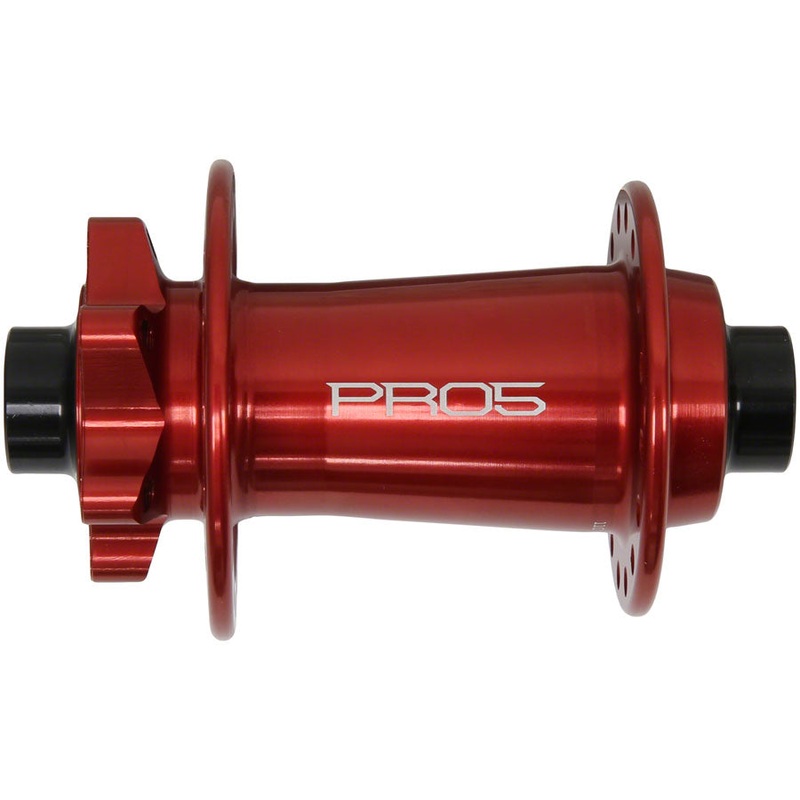 Hope Pro 5 Front Hub – 15 x 110mm, 6-Bolt, Red, 32H