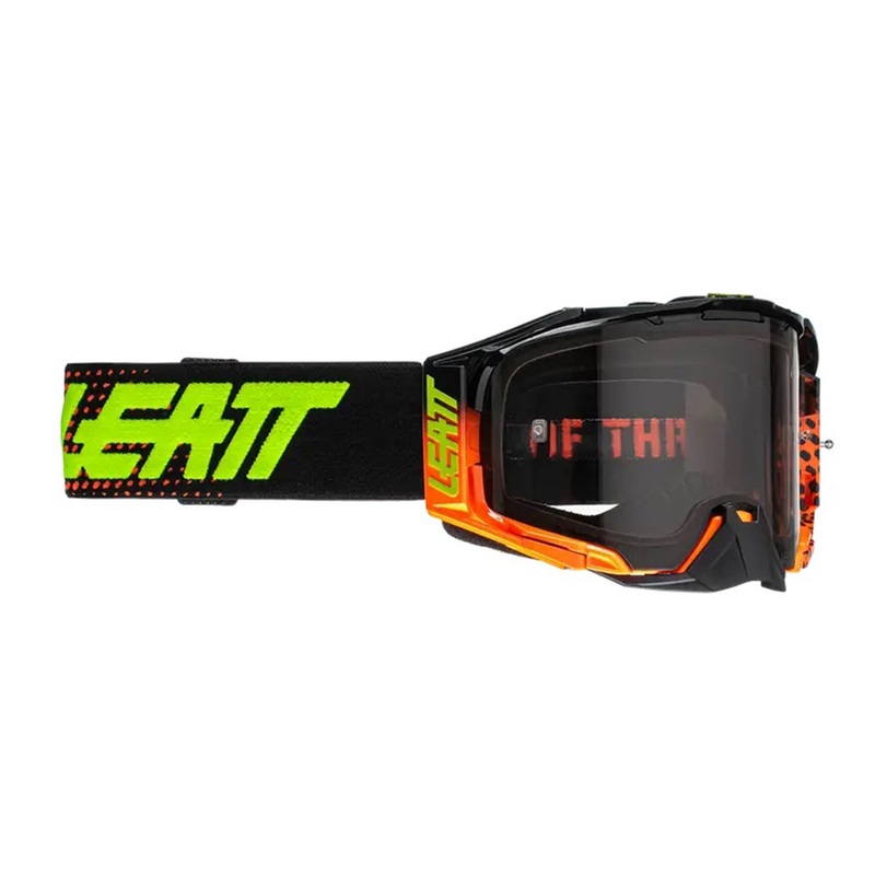 Leatt Velocity 6.5 MTB Goggle – Neon Orange – 2021 Neon Orange Light Gray – 58% Lens