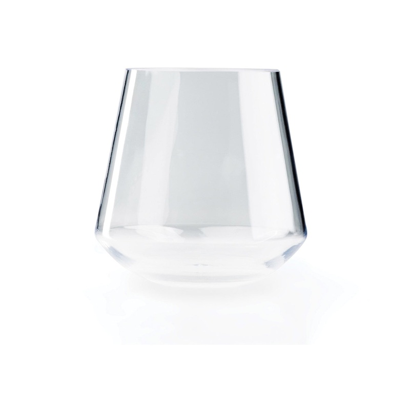 Set of 4 BPA-Free Stemless Wine Glasses for Outdoor, Camping, and Patio | Durable, Stable, Perfect for Adventures RED